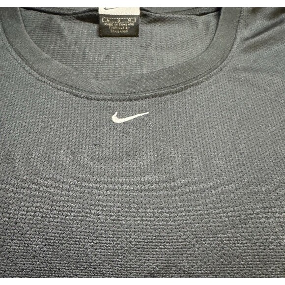 Vintage Nike Men’s Large Y2K Center Swoosh Embroidered Logo Tank Top Shirt Mesh - Picture 2 of 9